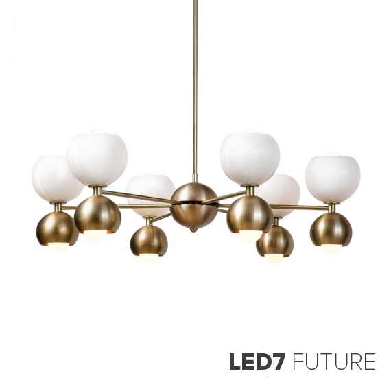 Loft Industry Modern - Deco Balls Chandelier V2